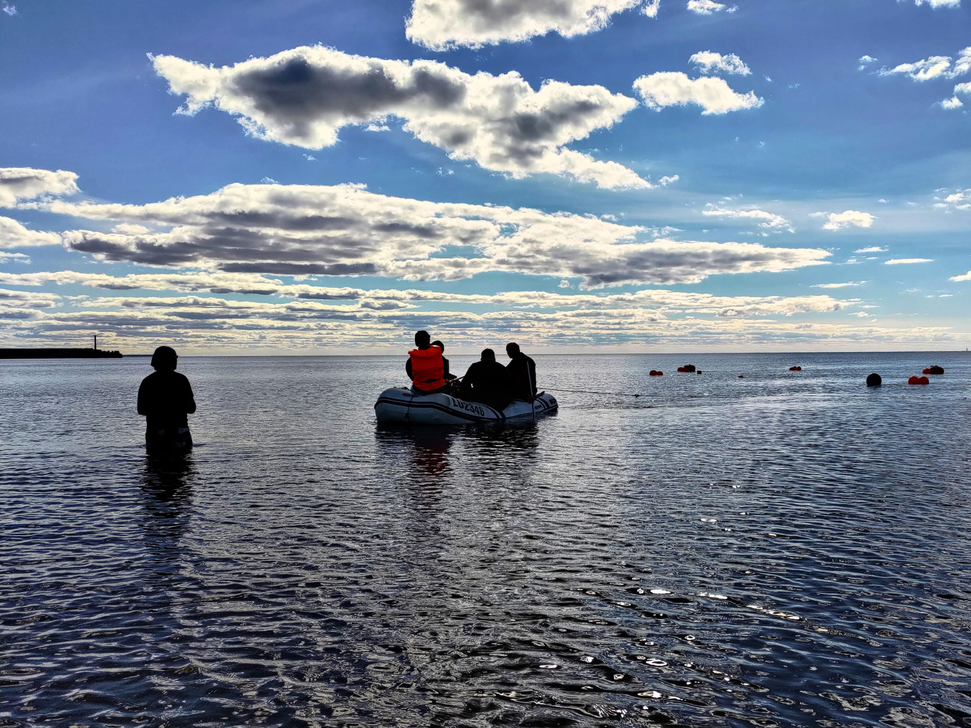 Participants discussing marine innovation at the MarTe Vision Seminar in Pärnu, October 2025.
